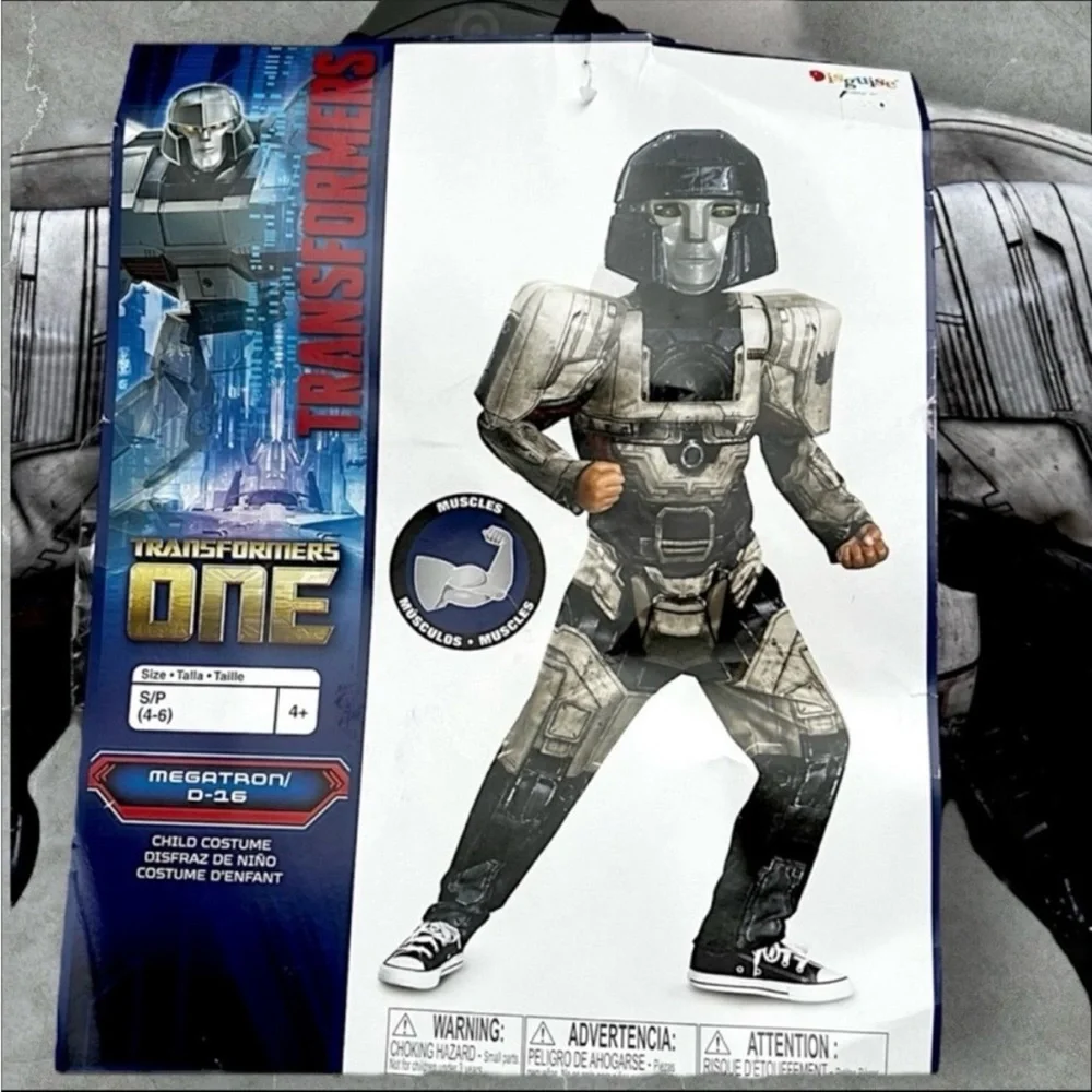 NEW Megatron Transformers One Classic Muscle Costume Size Small - Picture 3 of 7